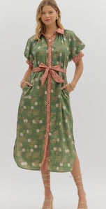 TBC Leslie Dress Olive
