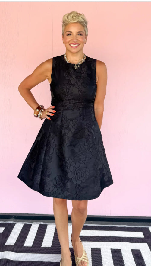 TBC Phoebe Brocade Mini Dress