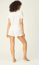 Load image into Gallery viewer, Pointelle Ivory 3-Piece Shorts Set