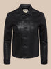 Janelle Jean Jacket Coated Black