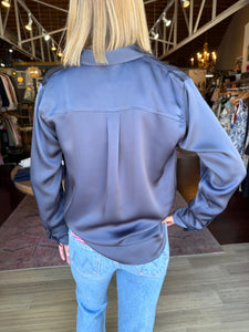 Better Than Silk Blouse Earth Stone