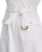 Load image into Gallery viewer, White Denim Lenessa Dress