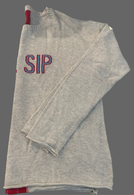 Ole Miss SIP Sweater in Grey