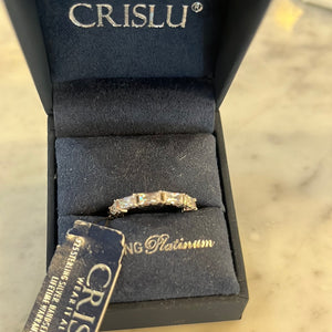 Crislu Baguette Eternity Ring