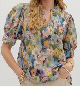 TBC Monet Top Watercolor