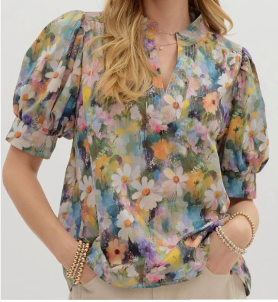 TBC Monet Top Watercolor
