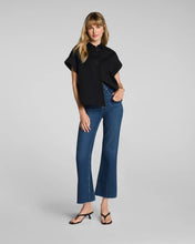 Load image into Gallery viewer, Poplin SS Black Top