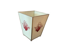 Load image into Gallery viewer, Red Coral Waste Bin