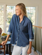 Load image into Gallery viewer, Eileen Ruffle Collar Button-Up