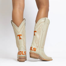 Load image into Gallery viewer, Vaccari Naomi cowboy boots featuring University of Tennessee Vols logo and embroidered detailing