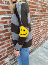 Load image into Gallery viewer, Happy Face Sweater Grey