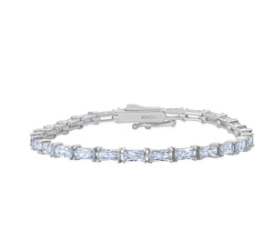 Crislu Baguette Tennis Bracelet