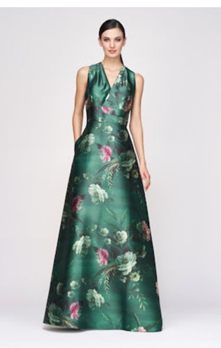 Kay Unger Rosalind Gown Light Emerald