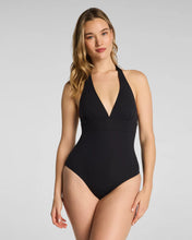 Load image into Gallery viewer, Halter One Piece Black