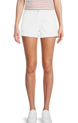 ST Leah White Shorts 3”