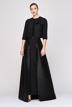 Load image into Gallery viewer, Kay Unger Isabela Walk Thru Skirt Black