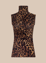 Load image into Gallery viewer, Ceci Leopard Turtleneck Tank
