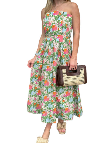 TBC Dahlia Floral Midi Dress