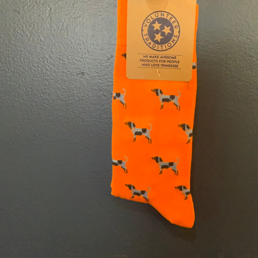 Volunteer Traditions Bluetick  Sock Orange