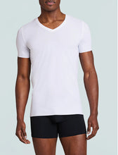 Load image into Gallery viewer, Commando Men&#39;s V-neck Undershirt The Classic White