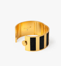 Load image into Gallery viewer, Lola Striped Stingray Hinge Cuff