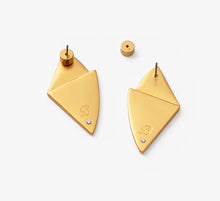 Load image into Gallery viewer, Heather Triangle Drop Earrings