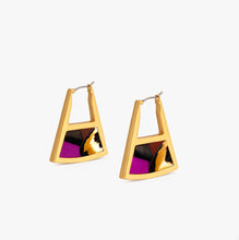 Load image into Gallery viewer, Ava Triangle Hoop