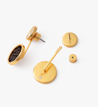 Load image into Gallery viewer, Riley Bezel Jacket Earring