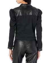 Load image into Gallery viewer, Jakett Ariel Twill Burnished Leather Black