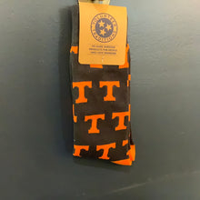 Load image into Gallery viewer, Volunteer Traditions Power T Sock Charcoal