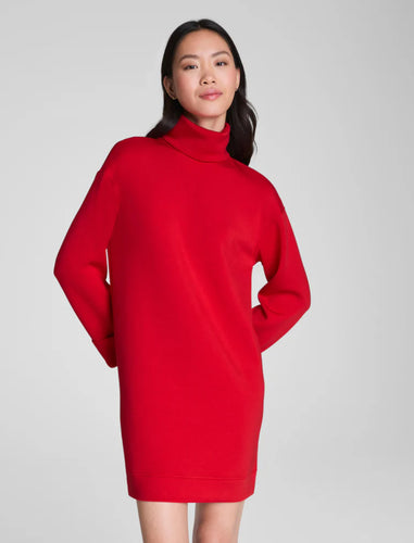 AE Turtleneck Mini Dress Red