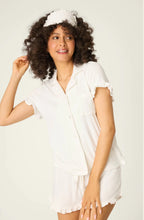 Load image into Gallery viewer, Pointelle Ivory 3-Piece Shorts Set