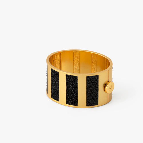 Lola Striped Stingray Hinge Cuff