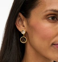 Load image into Gallery viewer, Riley Bezel Jacket Earring