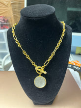 Load image into Gallery viewer, Gold Chain with Moonstone Charm