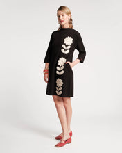 Load image into Gallery viewer, Frances Valentine Annie Posy Embroidery Dress Black/Oyster