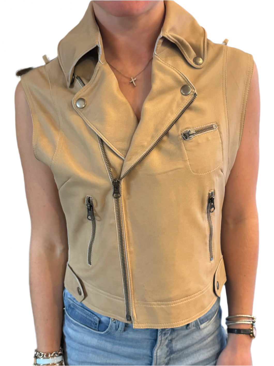 Jakett NYC Jilli Vest Sand