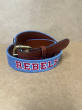 Load image into Gallery viewer, Smathers &amp; Branson Men’s Belt Ole Miss Exclusive to Us