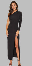 Load image into Gallery viewer, TBC One Sleeve Evening Dress