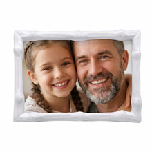 Load image into Gallery viewer, Mariposa Bamboo Frame White 4x6