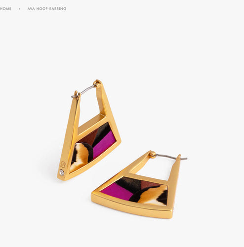 Ava Triangle Hoop
