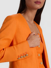 Load image into Gallery viewer, Corbin Collarless Angled Blazer
