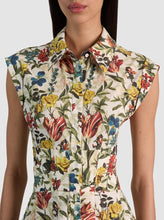 Load image into Gallery viewer, Kim Corset Mini Shirt Dress- Desert Sprigs