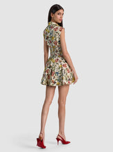 Load image into Gallery viewer, Kim Corset Mini Shirt Dress- Desert Sprigs