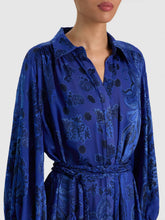 Load image into Gallery viewer, Margaux Mini Dress Blue