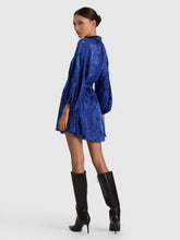 Load image into Gallery viewer, Margaux Mini Dress Blue
