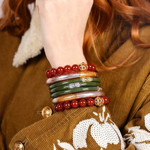 Load image into Gallery viewer, Champagne Tzubbie Budha Girl Bangle