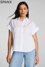Load image into Gallery viewer, Poplin SS White Top