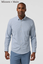 Load image into Gallery viewer, Leeward Dress Shirt Olive Miles Plaid- No Tuck