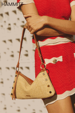 Load image into Gallery viewer, Kyle Cocoa Raffia Bag